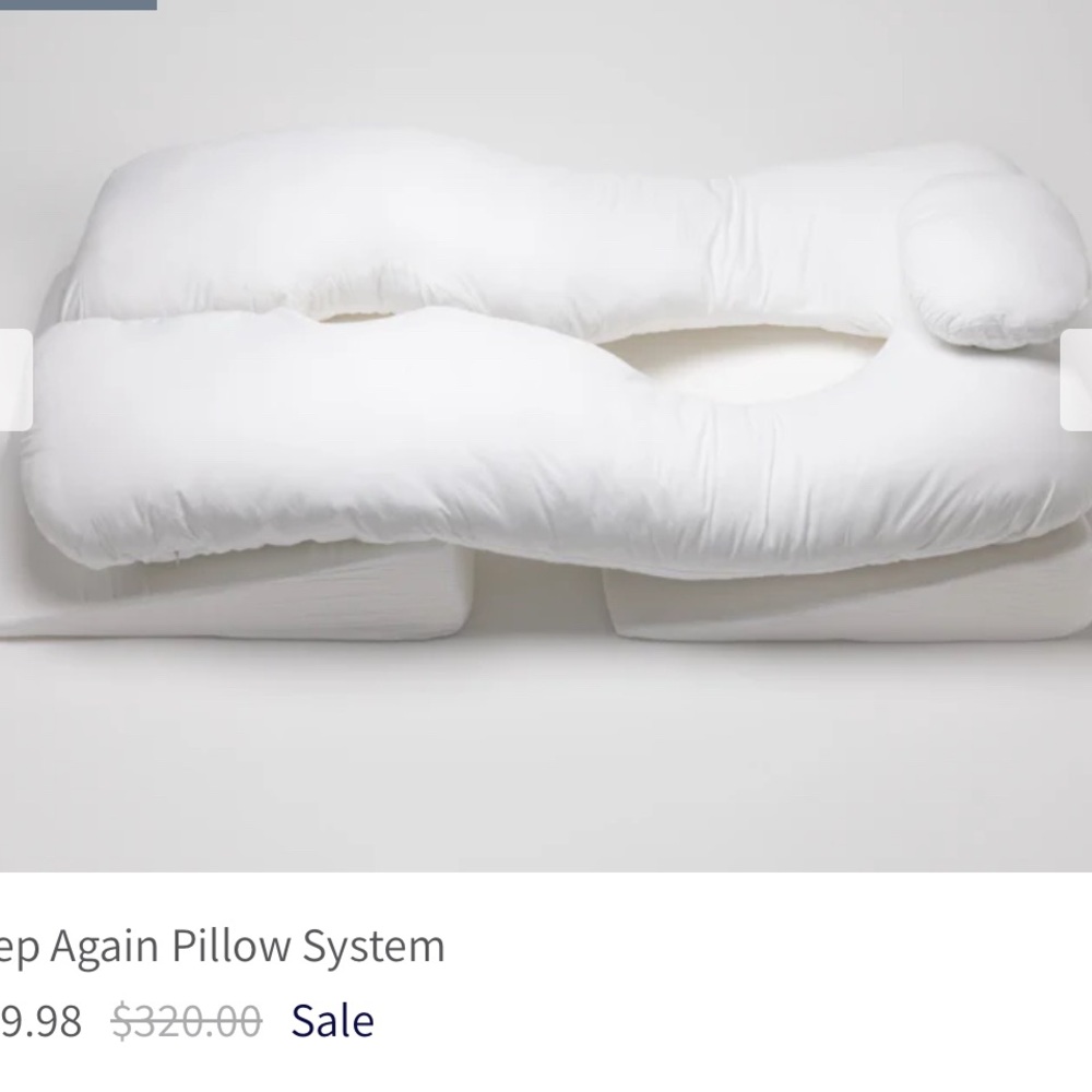 Ergonomic White Pillow System for Ultimate Comfort